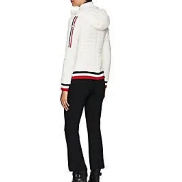 Rossignol Woman’s White Cyrus Channel Quilted Jacket Size 42 (Large/10 US) - Picture 3 of 11